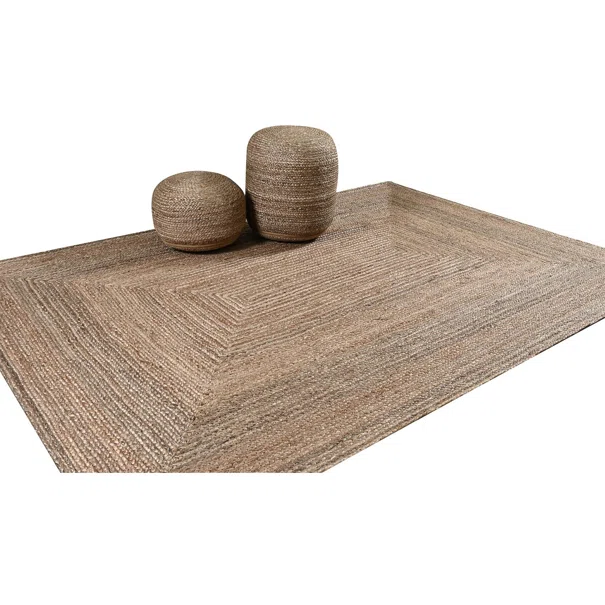 Χαλί Καλοκαιρινό (120x170) Pol Rugs & Mats Jute Grey Natural