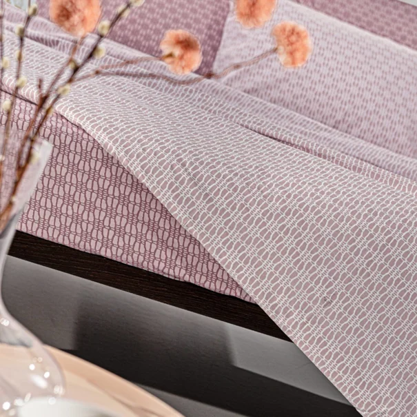 Σεντόνια Υπέρδιπλα (Σετ) Guy Laroche Sandy Old Pink