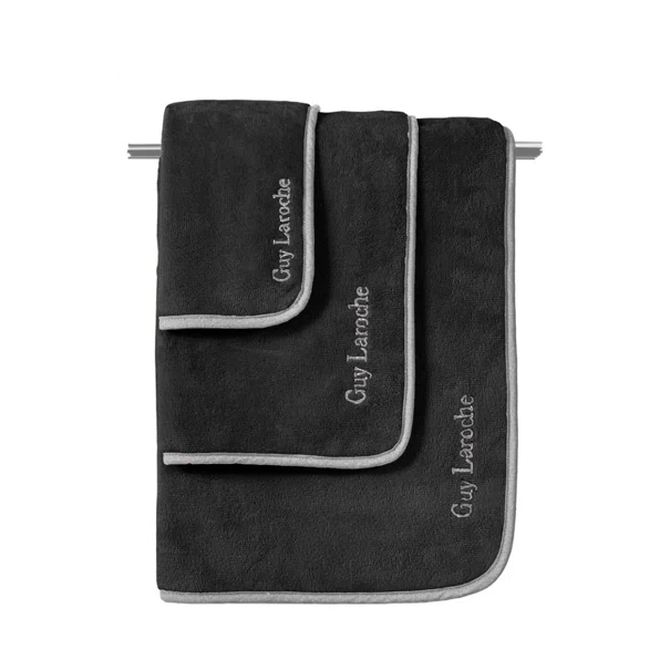 Πετσέτες Μπάνιου (Σετ 3τμχ) Guy Laroche New Comfy Black 500gsm
