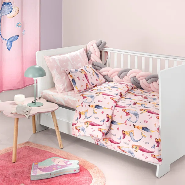 Σεντόνια Κούνιας (Σετ) Guy Laroche Merida Pink
