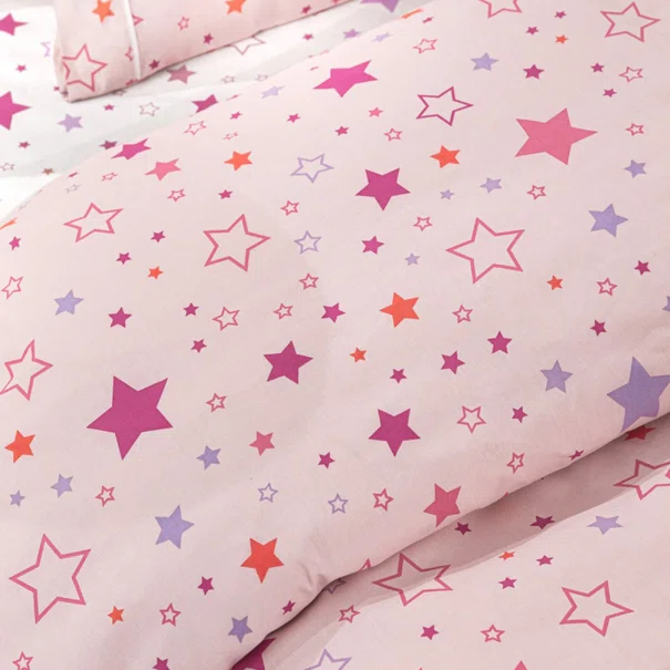 Σεντόνια Κούνιας (Σετ) Guy Laroche Starland Pink