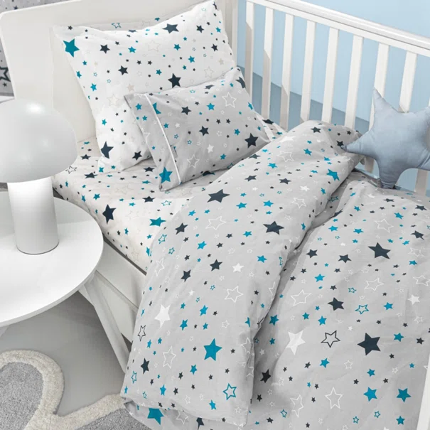 Σεντόνια Κούνιας (Σετ) Guy Laroche Starland Silver