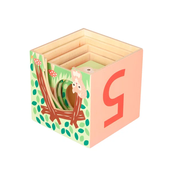 Ξύλινο Κύβοι Στοίβαξης (Σετ 10τμχ) Orange Tree Toys Woodland 60-12074