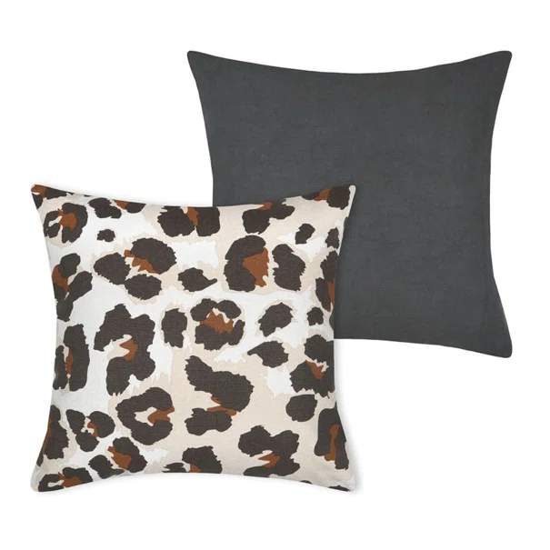 Διακοσμητική Μαξιλαροθήκη 2 Όψεων (40x40) S-F Leopardo Camel C0D982001H