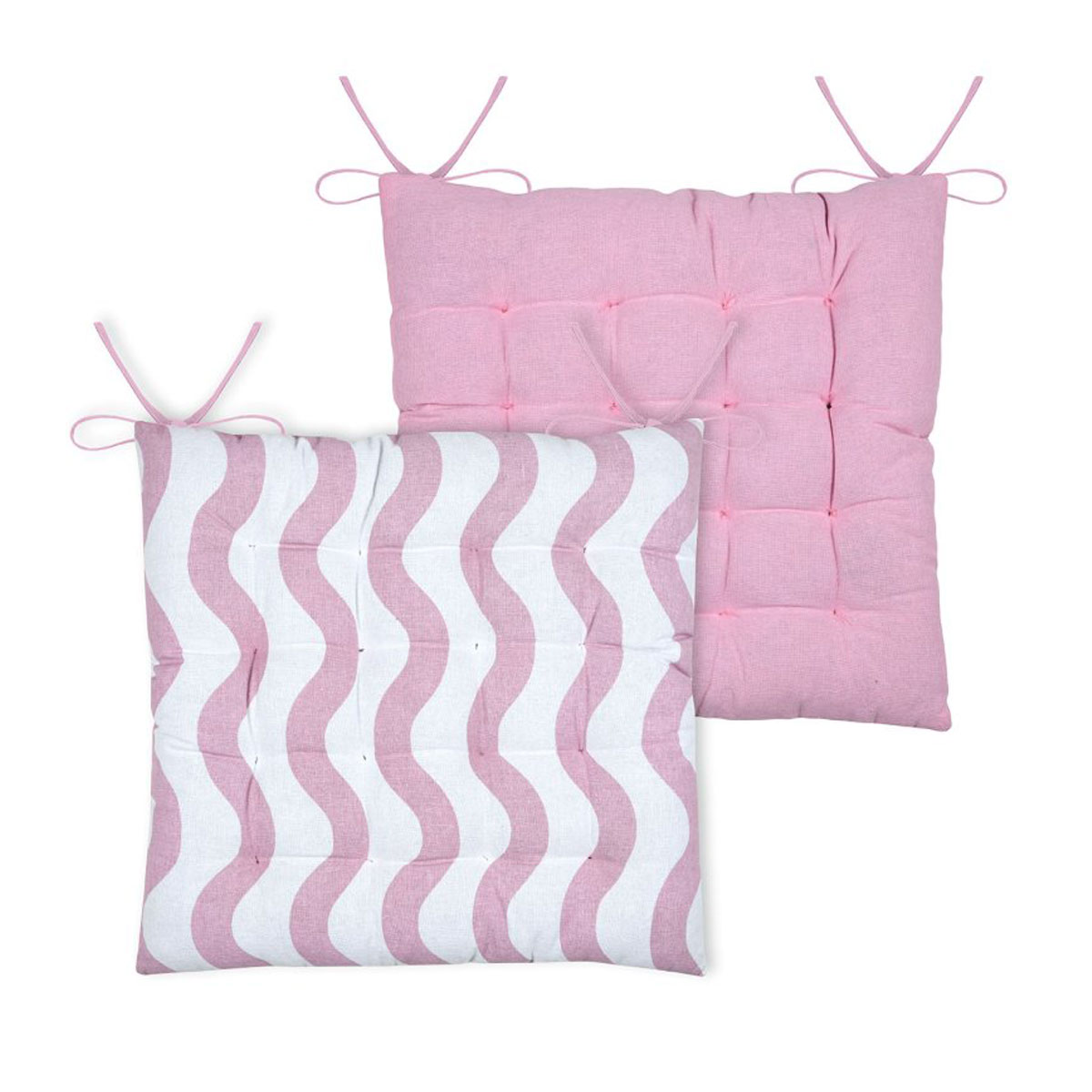 Μαξιλάρι Καρέκλας 2 Όψεων (38x38) S-F Coolvibes Rose CUE136004GAL