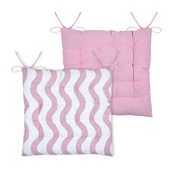 Μαξιλάρι Καρέκλας 2 Όψεων (38x38) S-F Coolvibes Rose CUE136004GAL