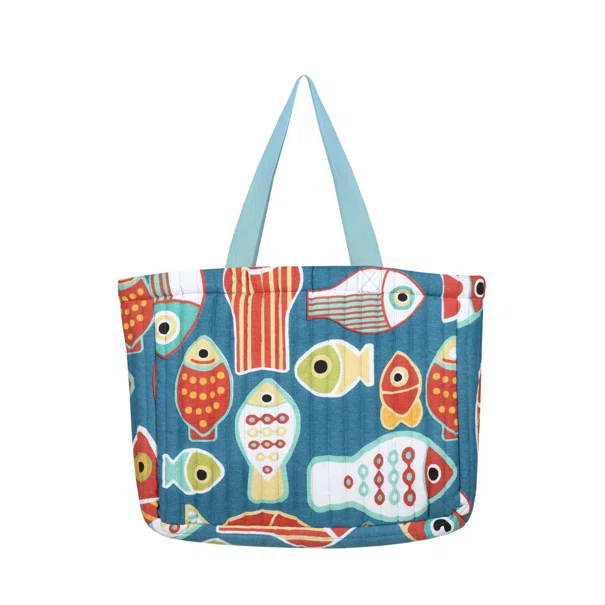 Τσάντα Θαλάσσης (44x10x35) S-F Colorfish Blue CE099005