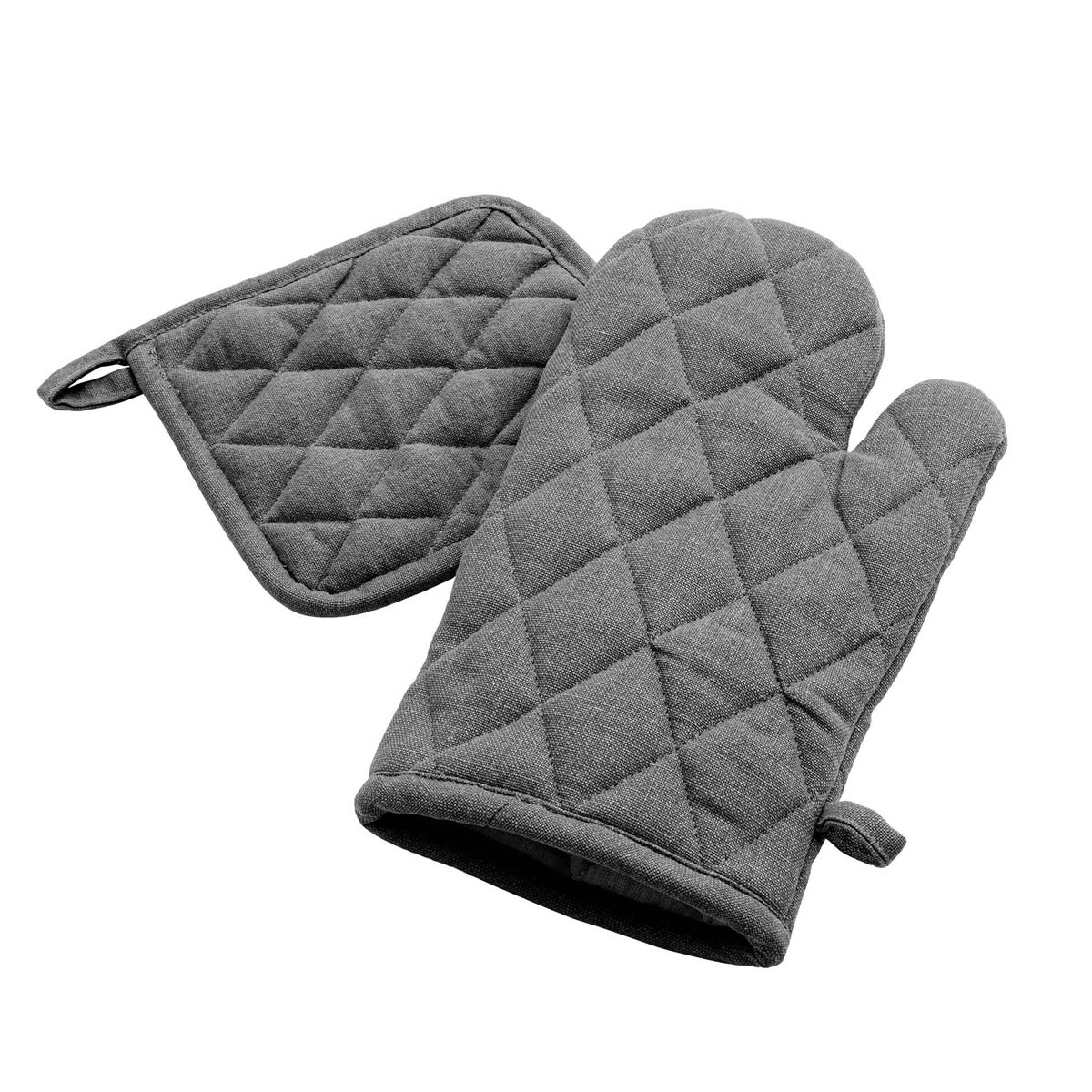 Γάντι + Πιάστρα Κουζίνας (Σετ) L-C Gourmet Anthracite 1731405