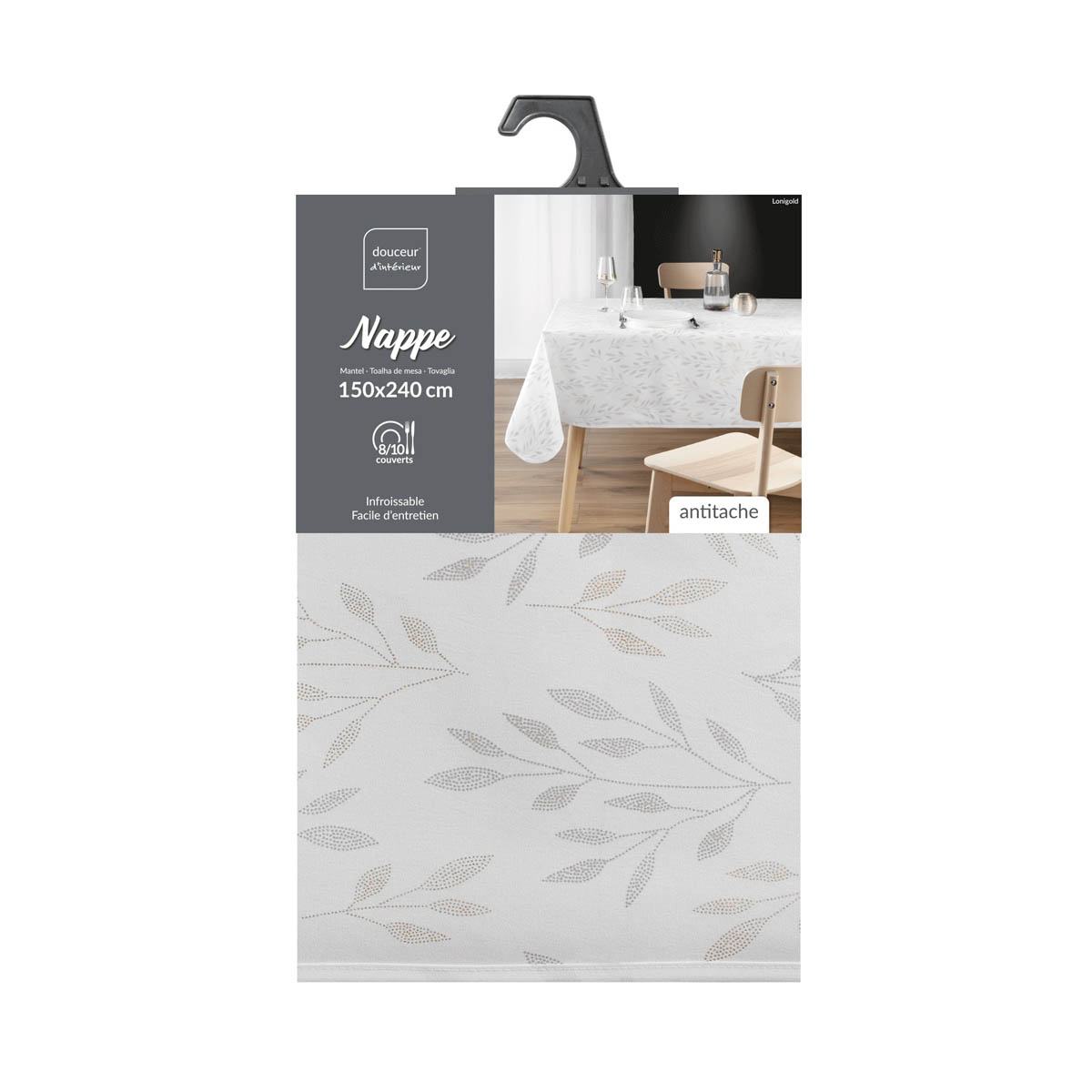 Αλέκιαστο Τραπεζομάντηλο (150X240) L-C Loniglold 1723262 Λευκά Είδη Κουζίνας & Τραπεζαρίας Τραπεζομάντηλα Αλέκιαστα Πλαστικά Spitishop