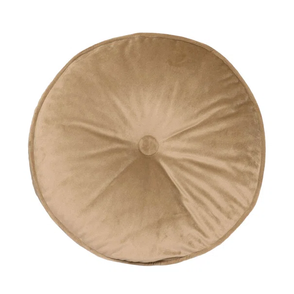 Διακοσμητικό Μαξιλάρι Βελουτέ (Φ40) Palamaiki VF803 Beige