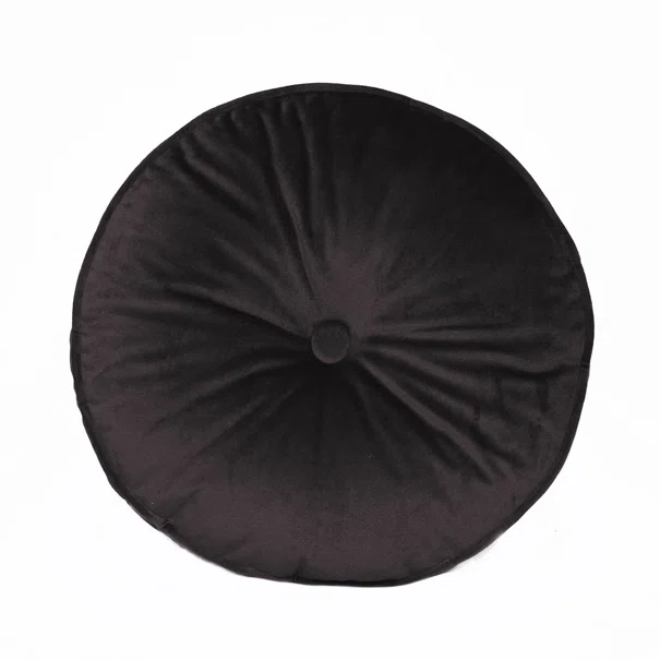 Διακοσμητικό Μαξιλάρι Βελουτέ (Φ40) Palamaiki VF803 Black