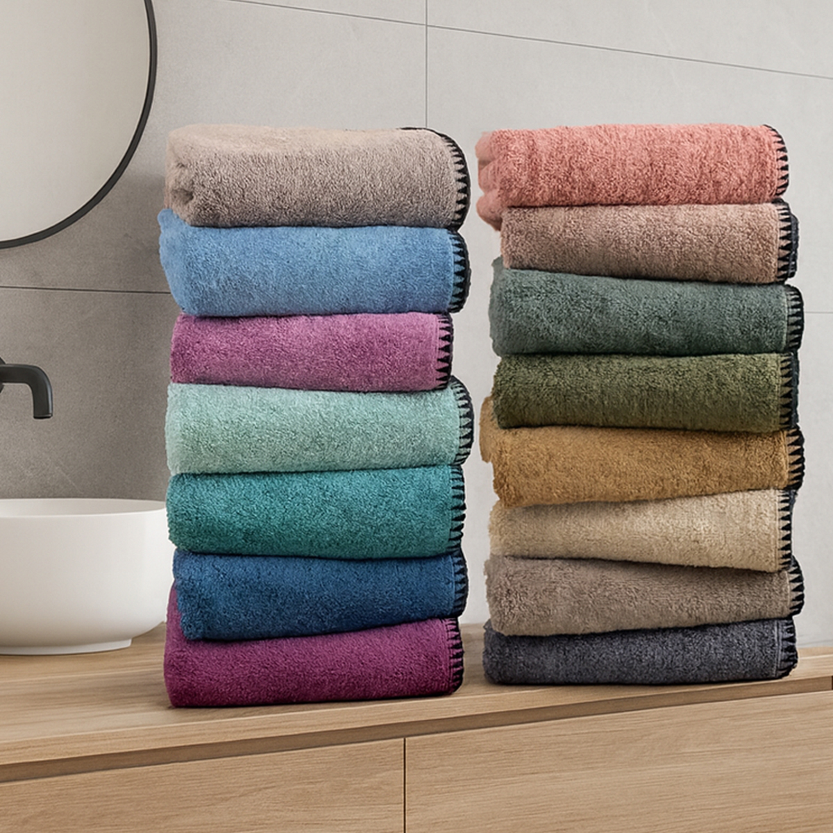 Πετσέτα Χεριών (30x50) Palamaiki Towels Brooklyn 500gsm Cherry