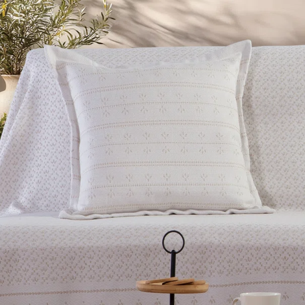 Ριχτάρι Πολυθρόνας (170x180) Nef-Nef Homeware Zebra Ecru