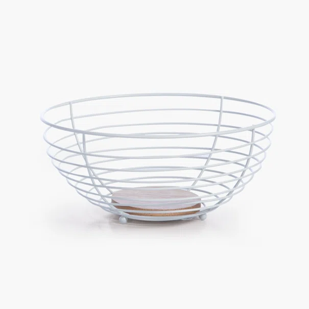 Φρουτιέρα (Φ28,5x13) Nef-Nef Homeware Side White