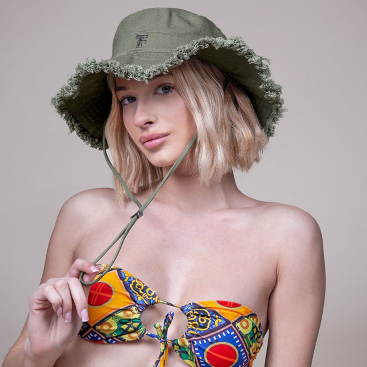 Καπέλο Bucket Feel Touch Caribbean Khaki Άμεσα Διαθέσιμα Είδη Θαλάσσης Spitishop