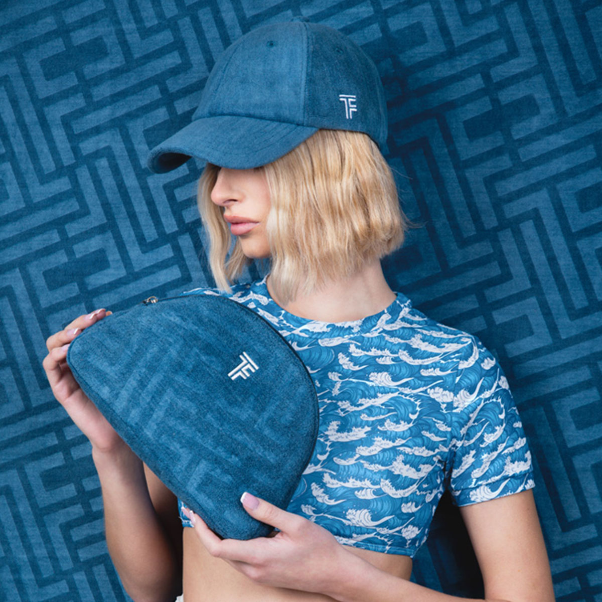 Καπέλο Jockey Feel Touch Icon Ocean Blue Θαλάσσης Spitishop
