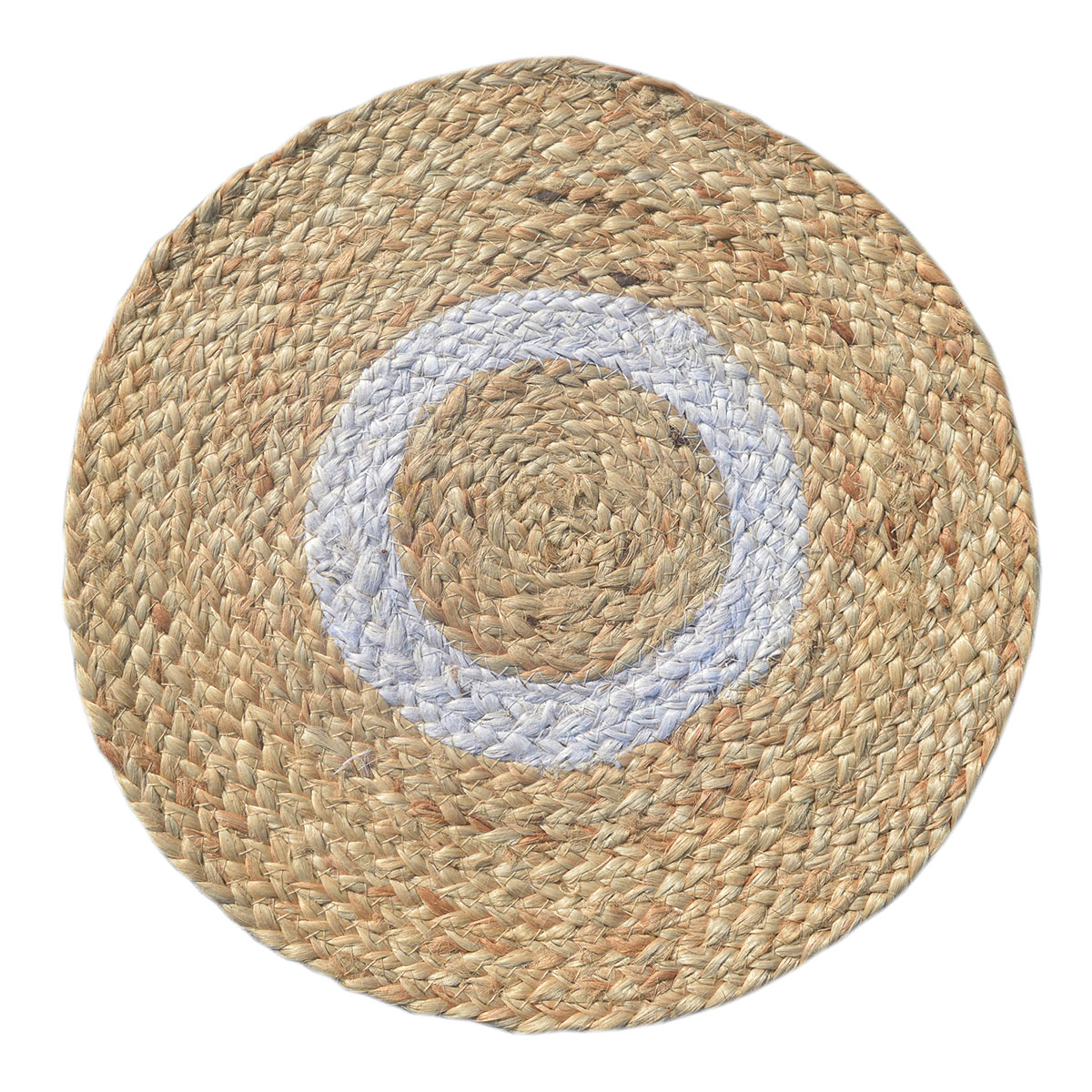 Σουπλά (Φ30) Pol Rugs & Mat Natural Jute White