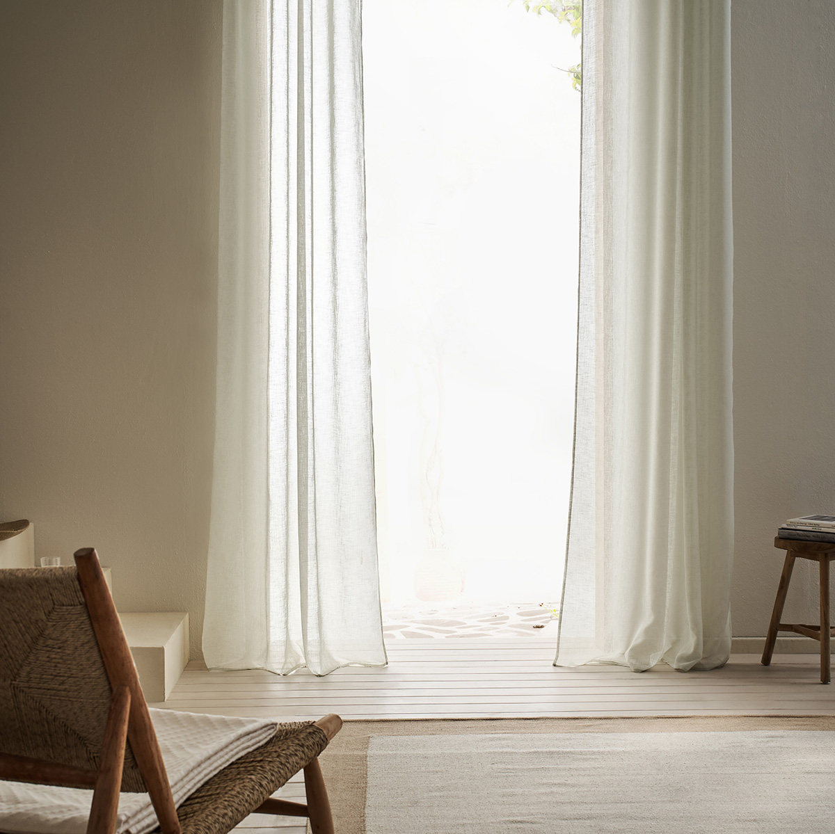 Κουρτίνα (350x295) Με Τρέσα Gofis Home Combe Fresh Aqua 502/11