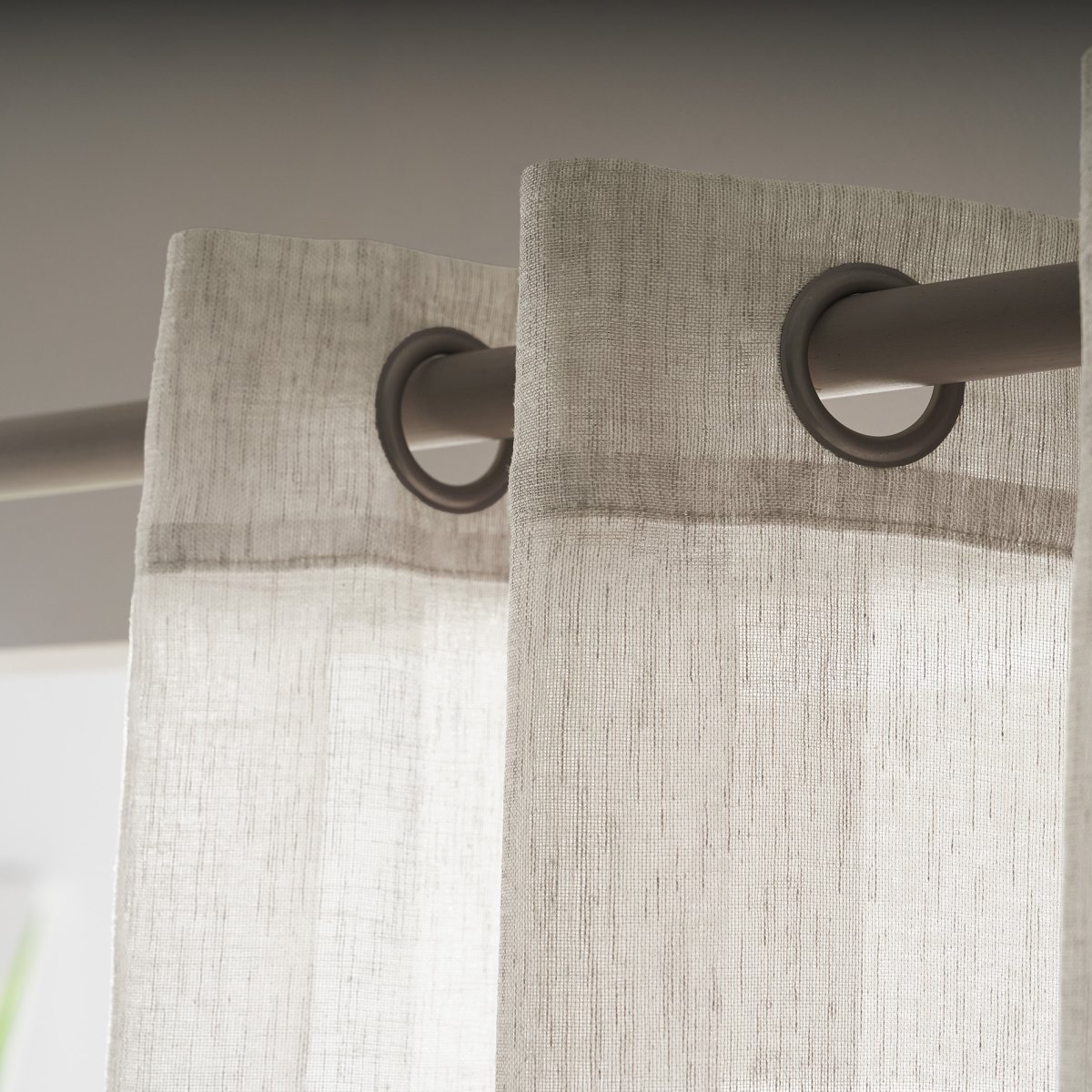 Κουρτίνα (140X280) με Τρουκς Gofis Home Combe Cloud Grey 502 01 Κουρτίνες Κρεβατοκάμαρας Spitishop