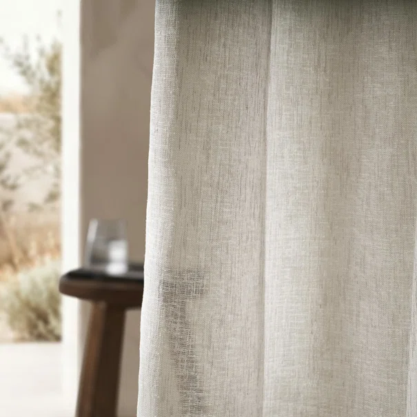 Κουρτίνα (200x280) Με Τρουκς Gofis Home Combe Cloud Grey 502/01