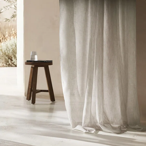 Κουρτίνα (200x295) Με Τρέσα Gofis Home Combe Cloud Grey 502/01