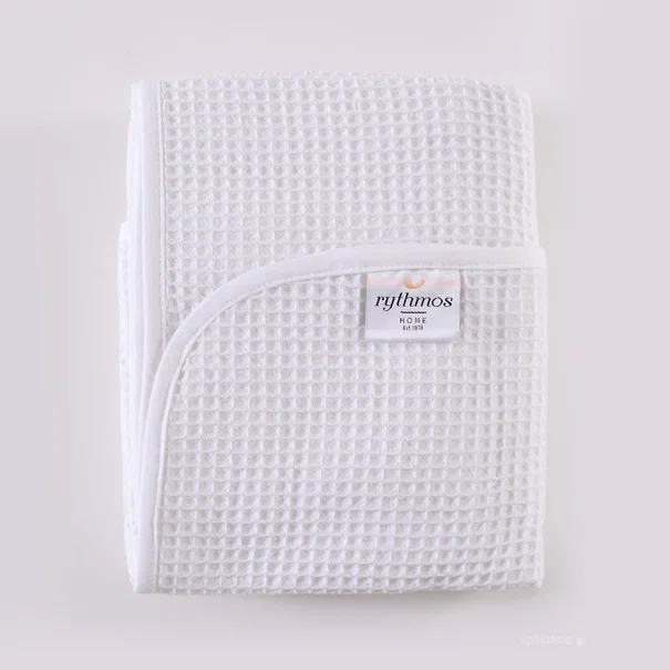Κουβέρτα Πικέ Αγκαλιάς (80x90) Rythmos Sweety White