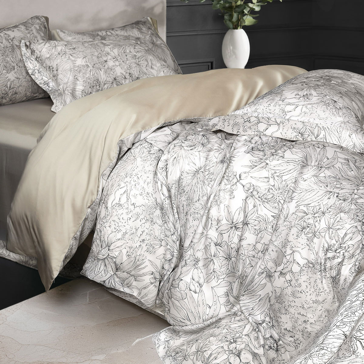 Κουβερλί Υπέρδιπλο (Σετ 235x250) 2 Όψεων Rythmos Tencel Eclair