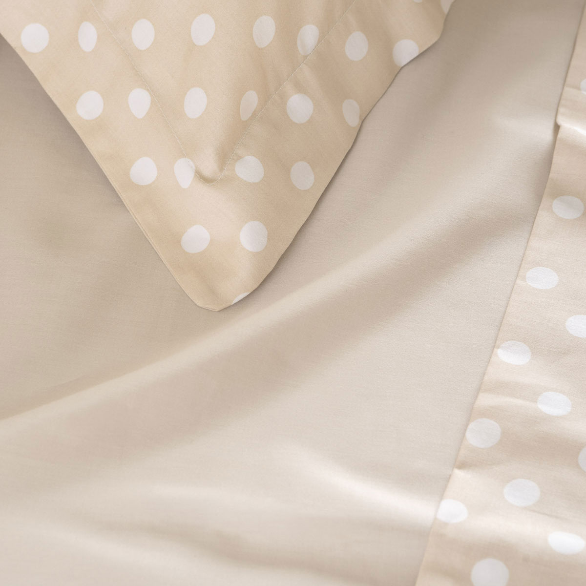 Σεντόνια Υπέρδιπλα (Σετ) Rythmos Coquette Beige Λευκά Είδη Κρεβατοκάμαρας Σετ Spitishop