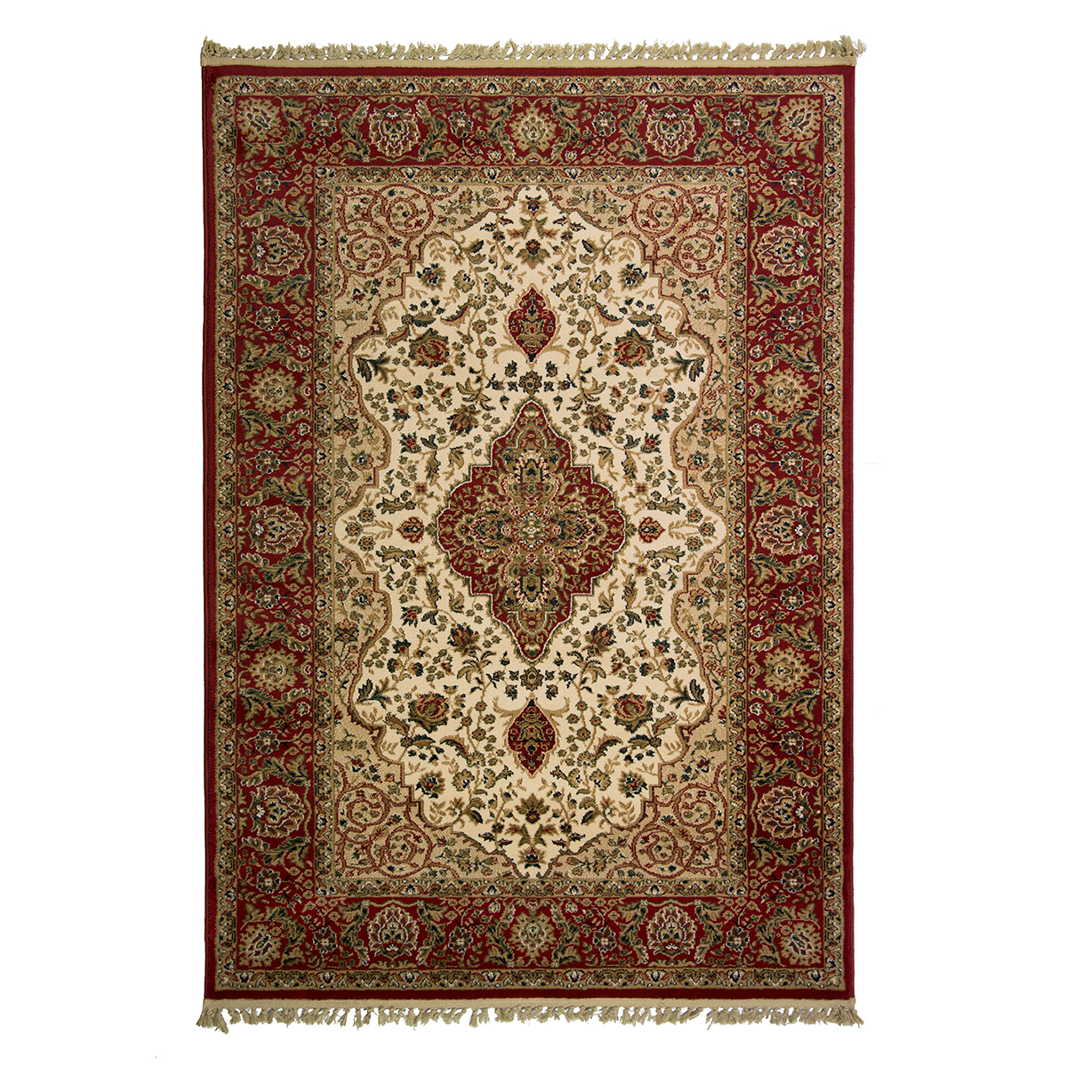 Χαλί Διαδρόμου (80x220) Βιοκαρπέτ Kirman 6802-0077 Ivory