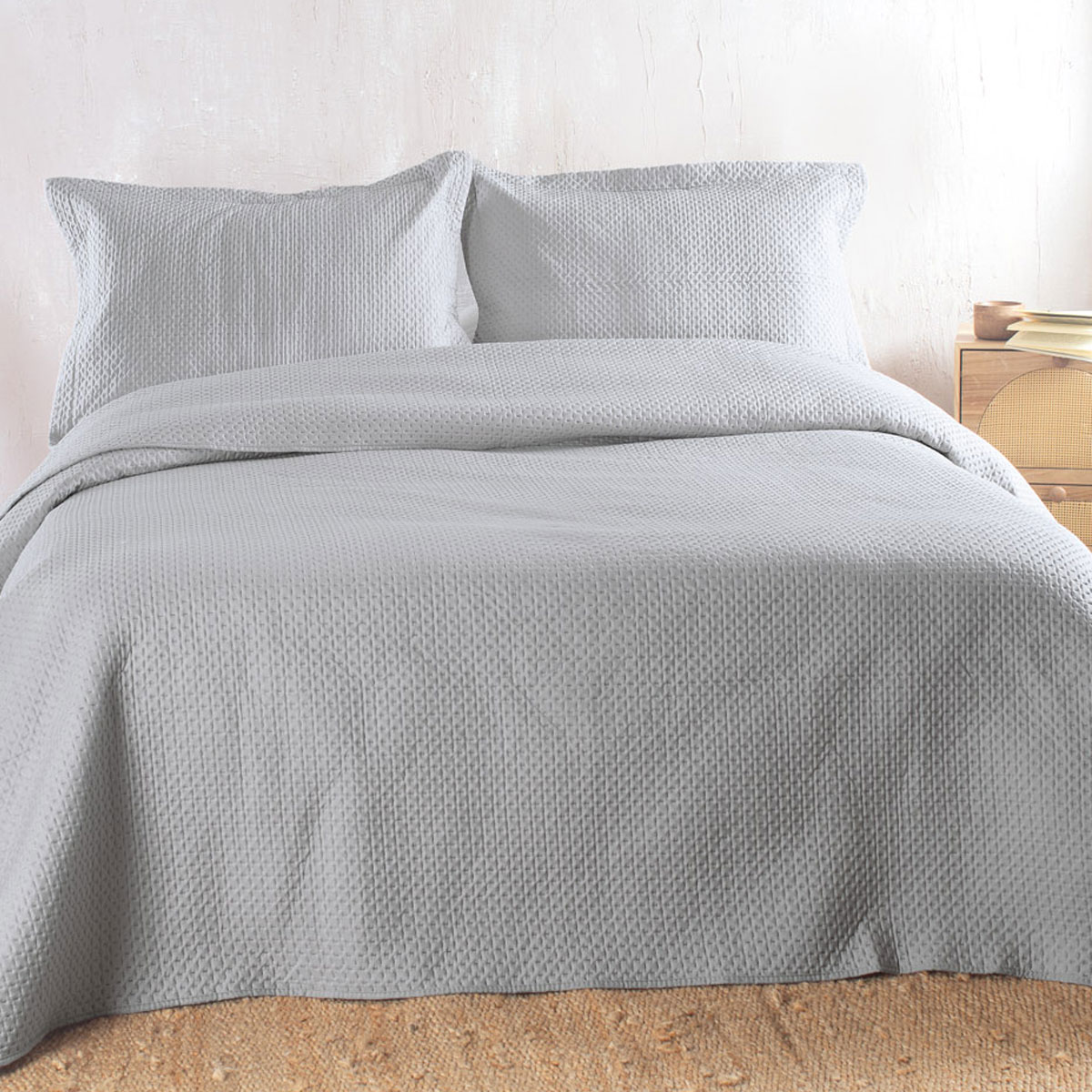 Κουβερλί Μονό (Σετ 160x240) Rythmos Allure Grey