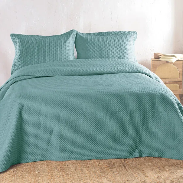 Κουβερλί Υπέρδιπλο (Σετ 230x250) Rythmos Allure Petrol