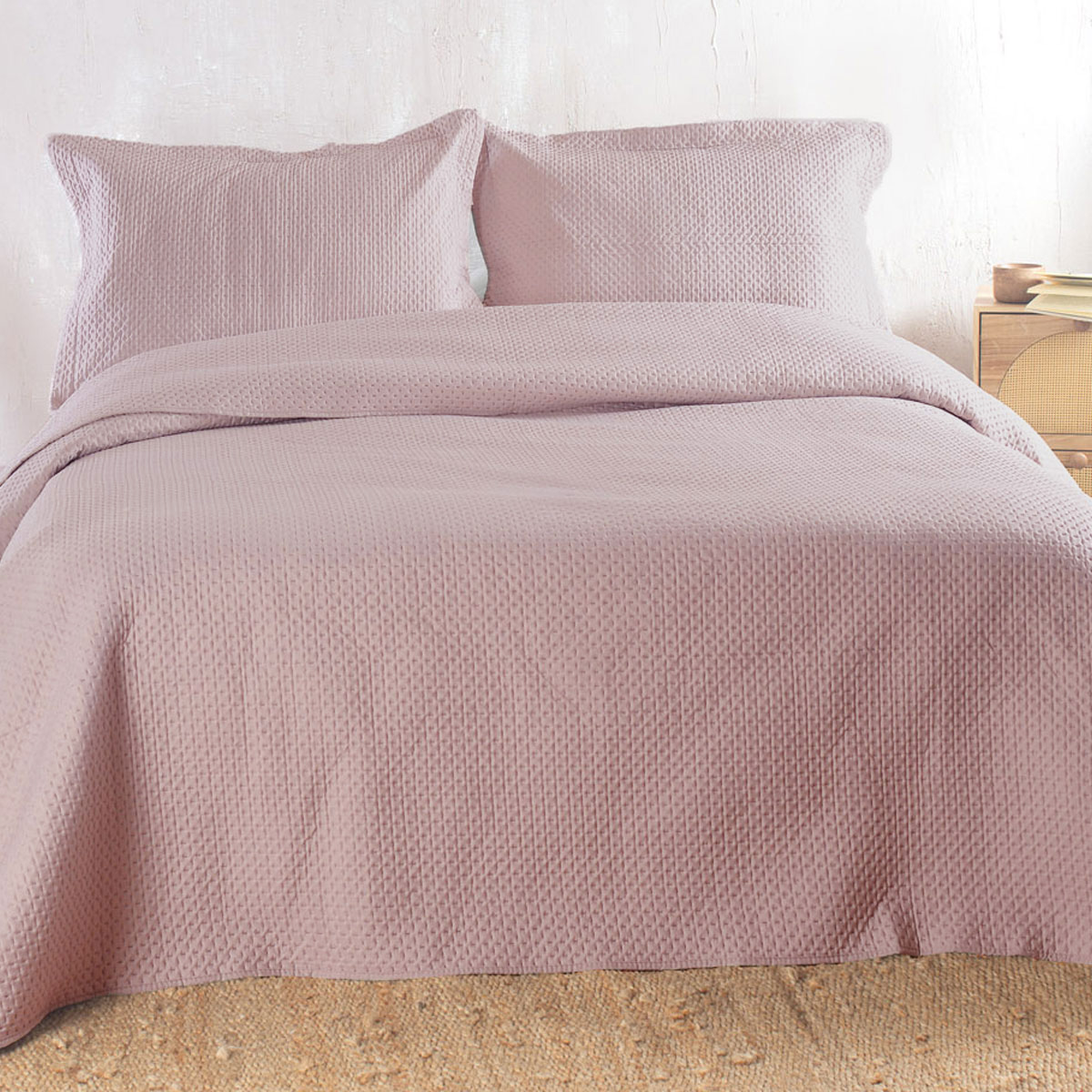 Κουβερλί Υπέρδιπλο (Σετ 230x250) Rythmos Allure Powder