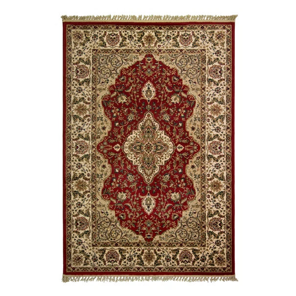 Χαλί (160x235) Βιοκαρπέτ Kirman 6802-1018 Red
