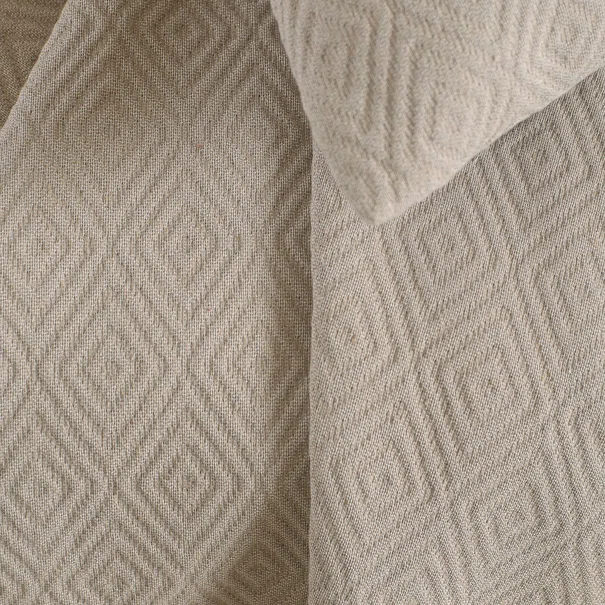 Διακοσμητική Μαξιλαροθήκη (40x40) Rythmos Elysse Beige-Grey