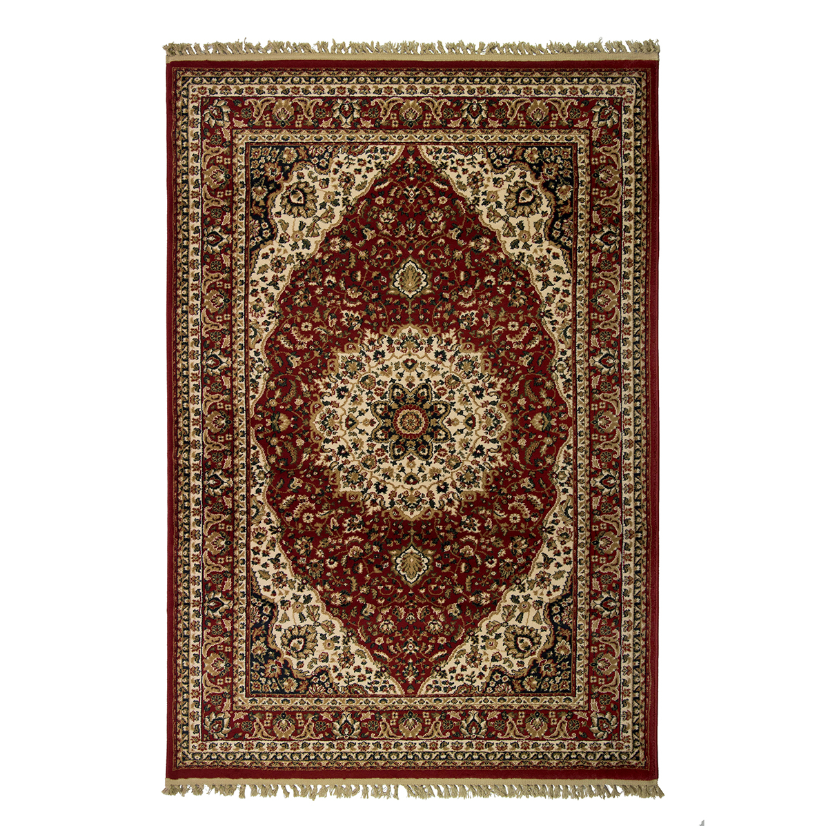 Χαλί (200X250) Βιοκαρπέτ Kirman 6821-1018 Red Χαλιά Σαλονιού Χειμερινά Κλασικά Spitishop