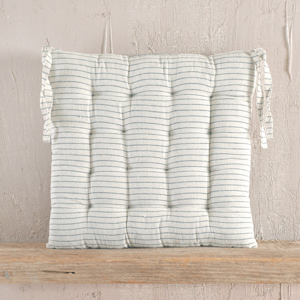 Μαξιλάρι Καρέκλας (40x40) Rythmos Messini Striped Grey