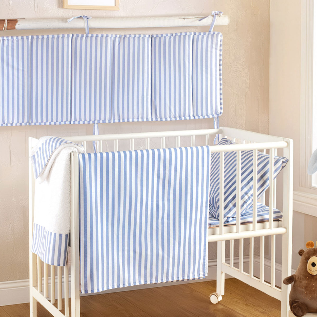 Παπλωματοθήκη Κούνιας (Σετ 110x160) Rythmos Baby Eloise Ciel