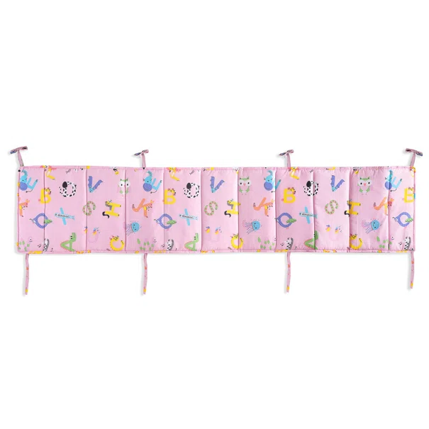 Πάντα Κούνιας (200x43) Rythmos Baby Letterland Pink