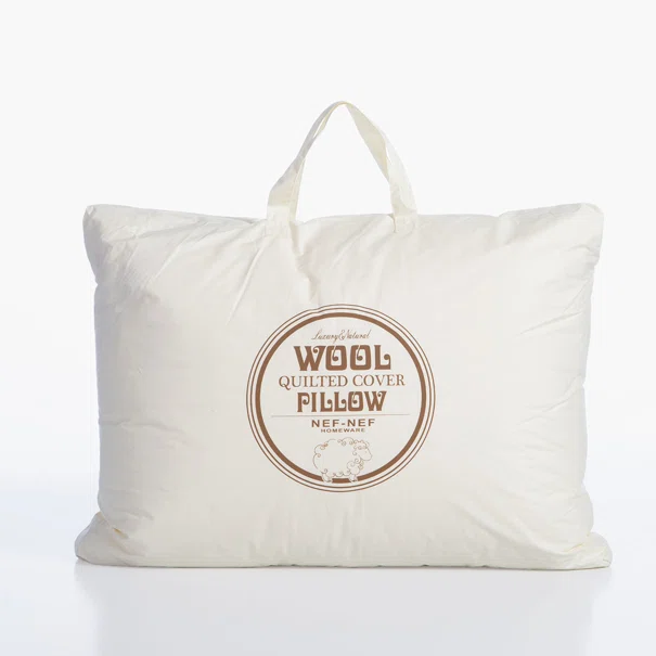Μαξιλάρι Ύπνου Σκληρό (50x70) Nef-Nef Homeware Wool Quilted Pillow Hollowfiber