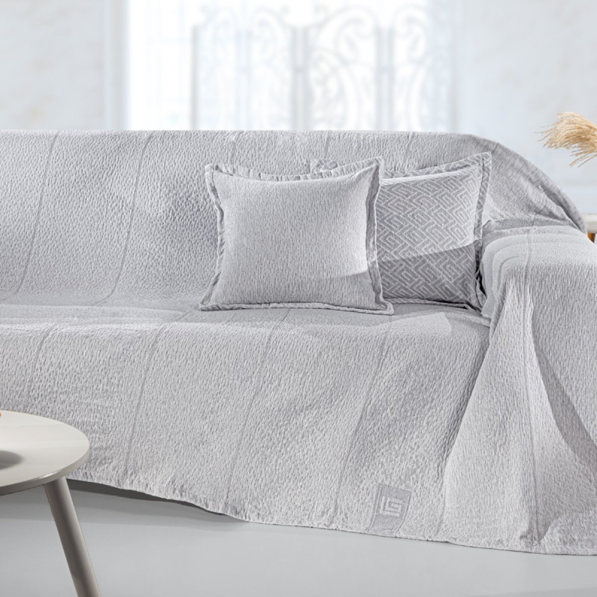 Ριχτάρι Πολυθρόνας (150x180) Guy Laroche Soho Silver