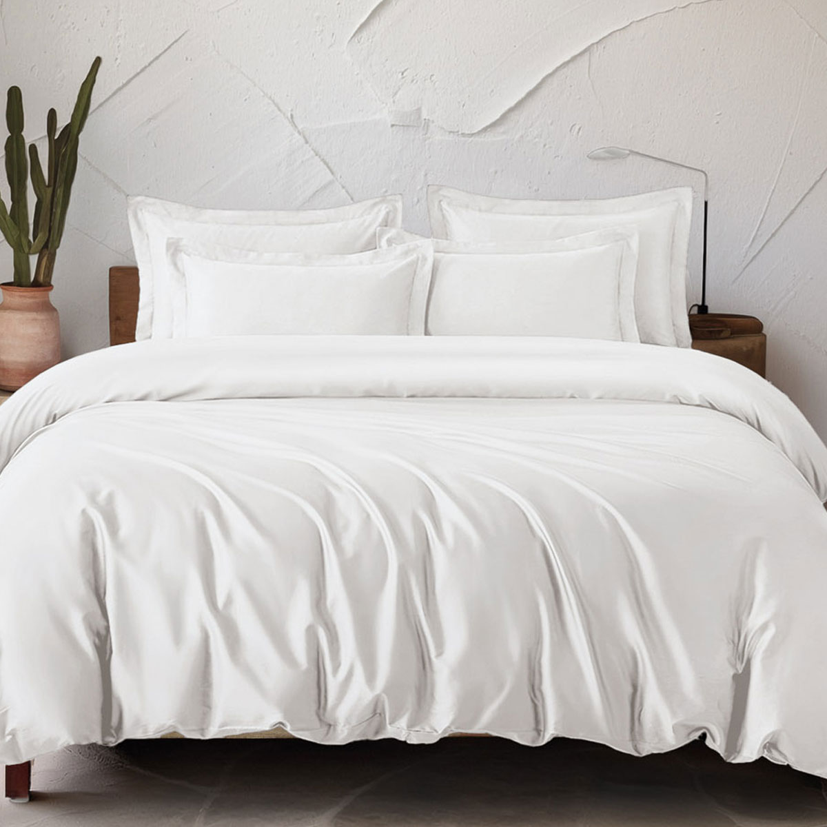 Πάπλωμα Υπέρδιπλο (Σετ 235x250) Rythmos Tencel Glacier Off White