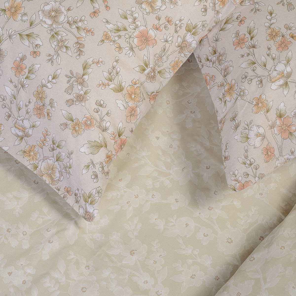Σεντόνια King Size (Σετ) Melinen Ultra Line Amy Beige Λευκά Είδη Κρεβατοκάμαρας Σετ Βαμβακερά Spitishop