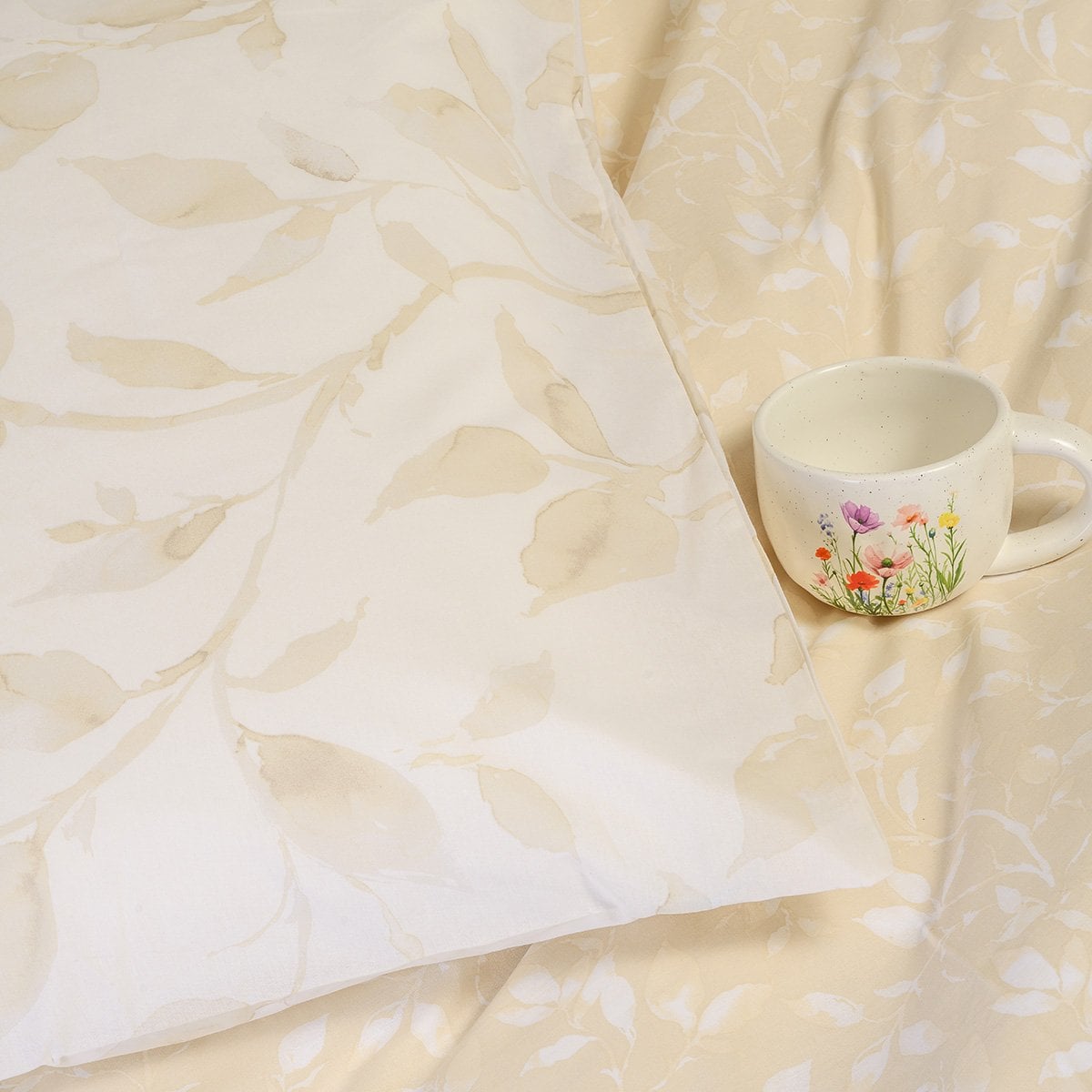 Ζεύγος Μαξιλαροθήκες (50x70) Melinen Ultra Line Melinen Pearl Beige