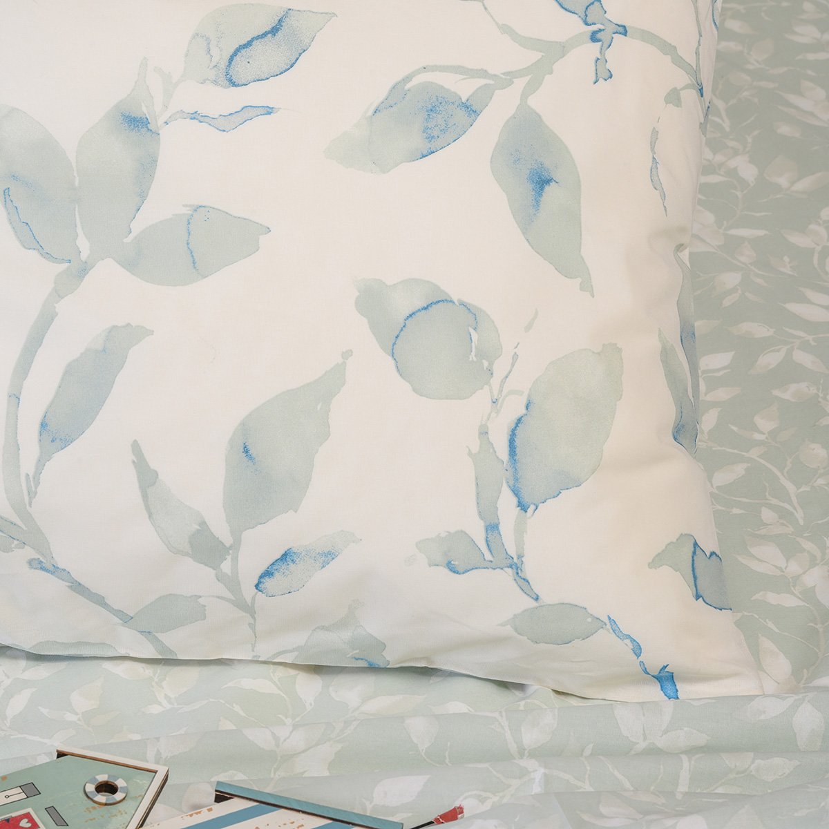 Ζεύγος Μαξιλαροθήκες (50x70) Melinen Ultra Line Melinen Pearl Blue