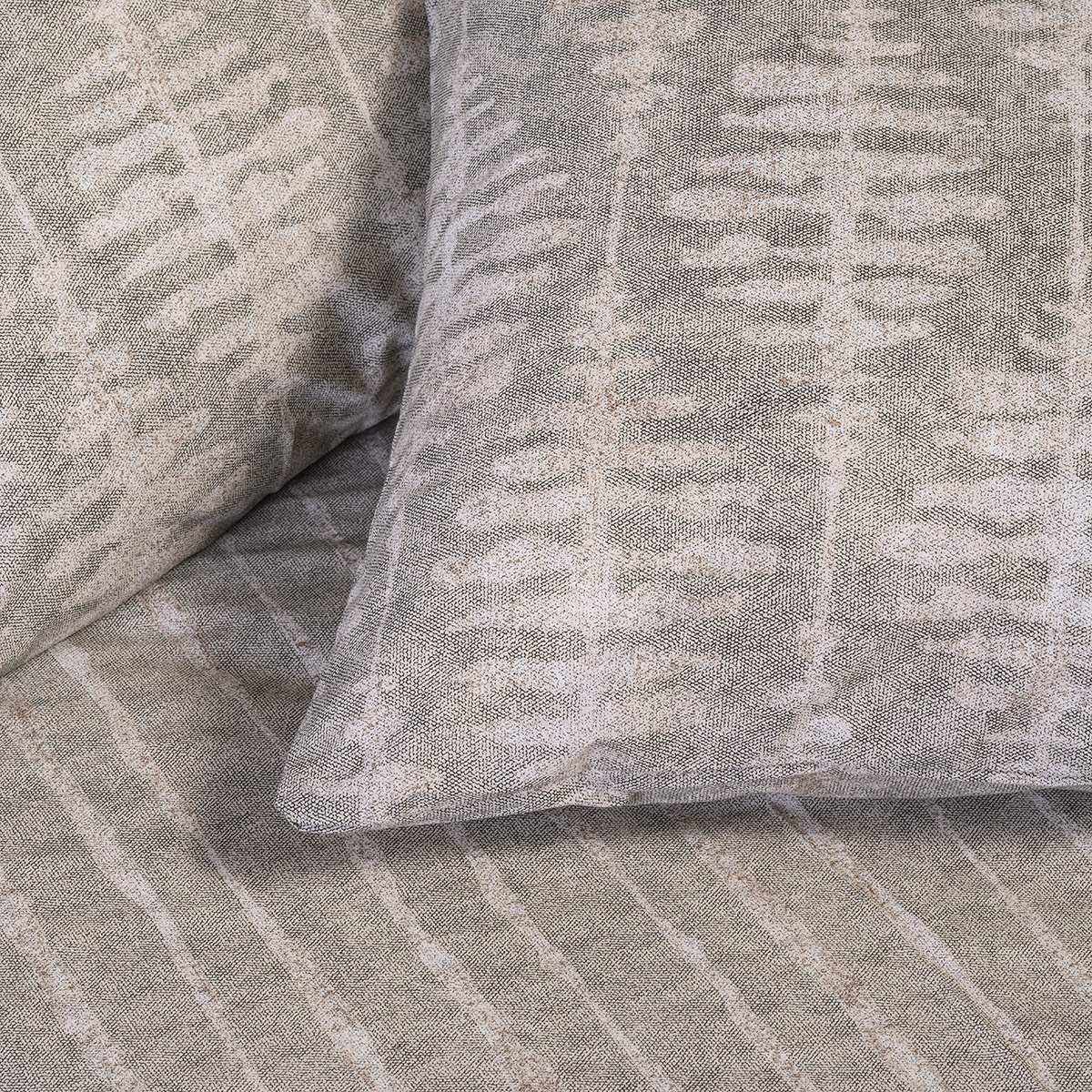 Ζεύγος Μαξιλαροθήκες (50x70) Melinen Casual Line Kai Grey