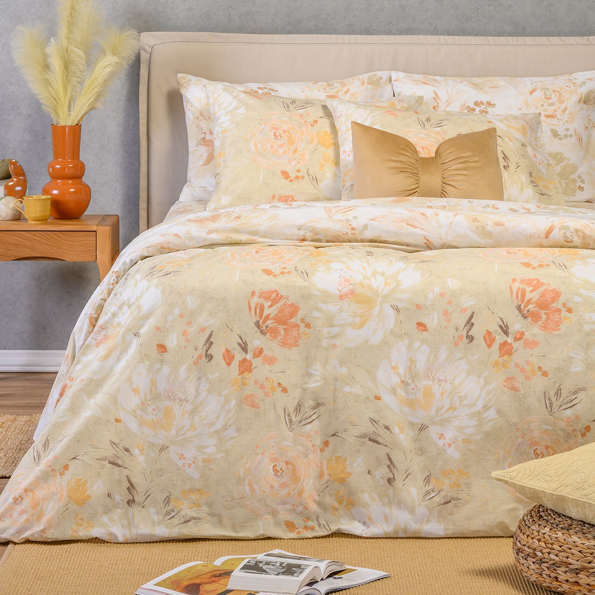 Σεντόνια King Size (Σετ) Melinen Casual Line Anabelle Beige