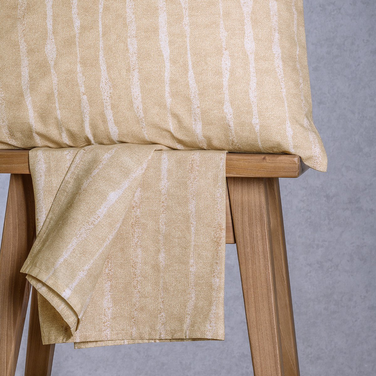 Σεντόνι King Size Με Λάστιχο + Μαξιλαροθήκη (Σετ) Melinen Casual Line Mini Kai Beige