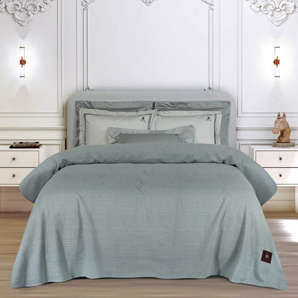 Κουβέρτα Πικέ Υπέρδιπλη (220x240) Greenwich Polo Club Essential 4457 Grey