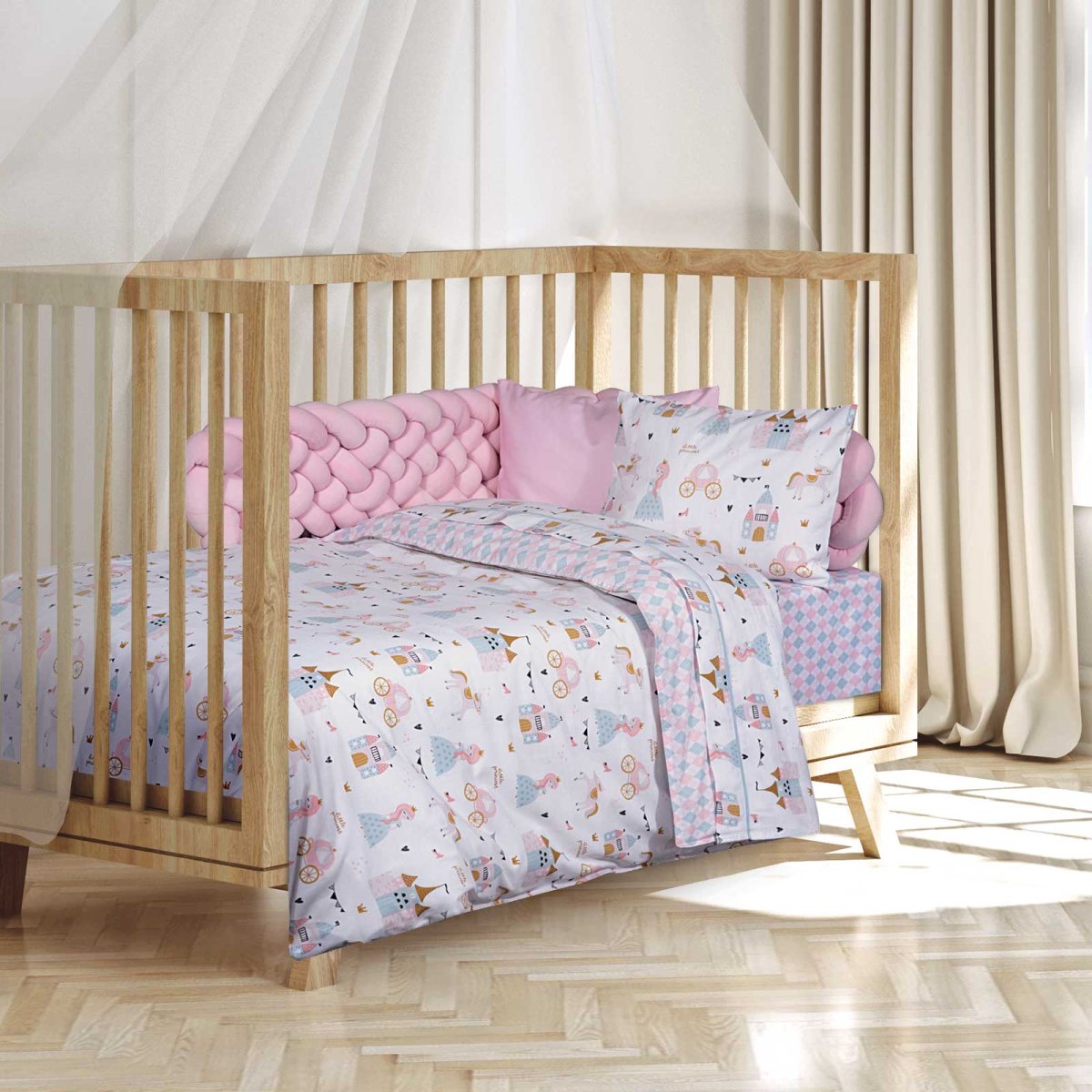 Σεντόνια Κούνιας (Σετ) Greenwich Polo Club Baby 8865