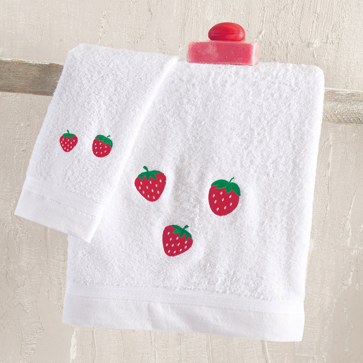 Παιδικές Πετσέτες (Σετ 2τμχ) Rythmos Symbol Fragola 500gsm